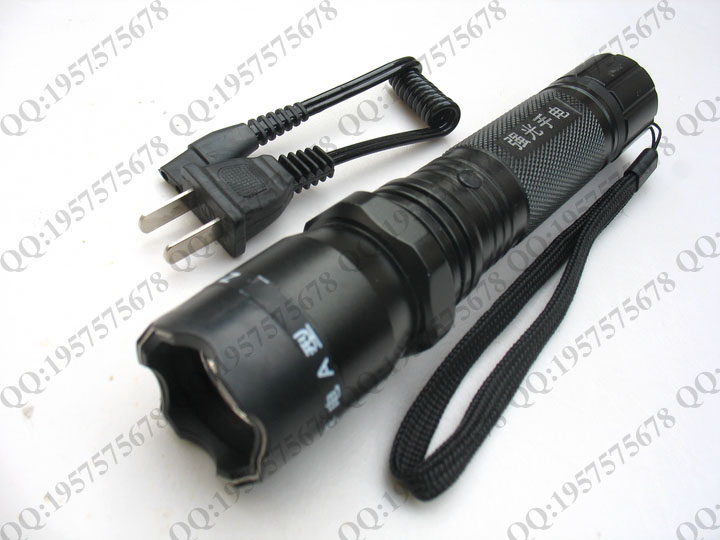 防身强光手电（加强型）电子防暴器1101 电棍 高压电棍